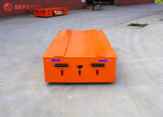Battery Power Steerable Trackless Transfer Trolley 20 Ton