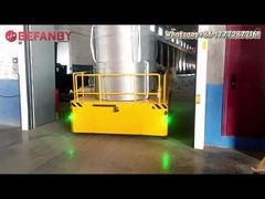 Aangepaste 10 ton ongebaande transfertrolley, intelligente transferkarren met fabrieksgebruik