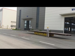 Elektrische staalplaat overbrengkarretje, flexibele spoorloze batterij trolley