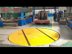 360 graden gemotoriseerde bestuurbare draaitafel, dwarsrail die draaitafeloverdrachtswagen toepast