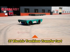 Fabriek Elektrische 3T Schimmeltransferkarretje,Flatbed Steerable Trackless Transport Trolley