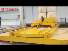 Heavy Duty Rail 360° Draaibaar karretje, Telecontrol Operate Ferry Transfer Trolley
