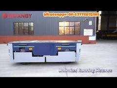 Aangepaste 360° Flexibele Draai Transferwagen, Zware Belasting Spoorloze Transfer Trolley