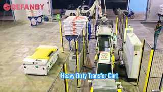 Trackless transferwagen van 1,5 ton, aangepast automatisch geleid voertuig met batterij