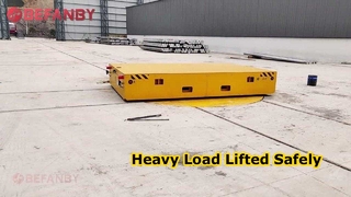 Aangepaste raildraaitafel-transferwagen, twee transferkarren coördineren en koppelen met elkaar