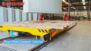 Aangepaste grote Battey-overdrachtwagen, lange levensduur stalen structuurwagen