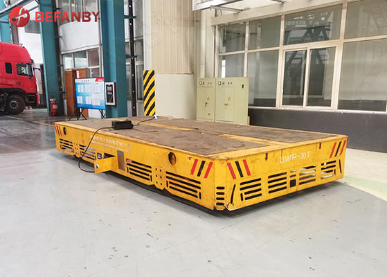 Heat Resistant Automatic Trackless Transfer Cart 1-300T For Material Handling