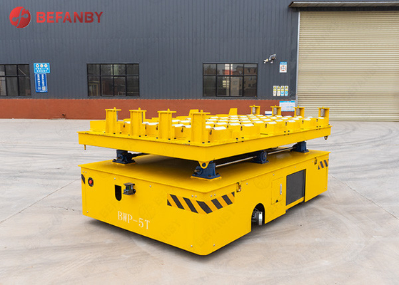 15t Hydraulic Lift Coil Trackless Transfer Carts