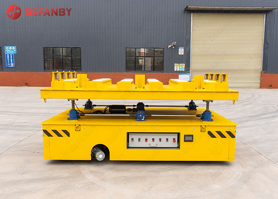 15t Hydraulic Lift Coil Trackless Transfer Carts