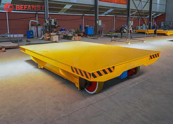 Environmental Low Voltage Rail Metallurgy Factory Transfer Cart