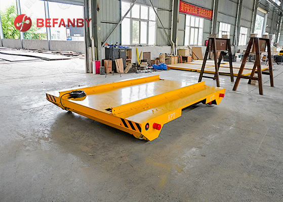 Easy Operation Factory Use Towed Cable Powered Railway Transport Cart