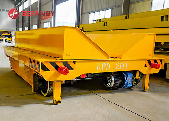 Customized 20t Capacity Coil Rail Transfer Cart