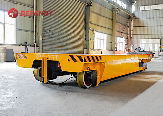 15 Tonne Rail Transfer Cart with Cable Reel Power Supply and Remote Control Operation