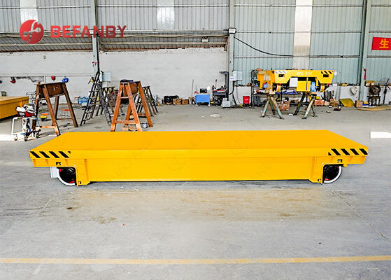15 Tonne Rail Transfer Cart with Cable Reel Power Supply and Remote Control Operation