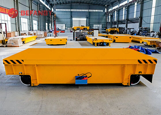 25 Tonne Battery Operated Rail Transfer Cart with High-Strength Steel Construction