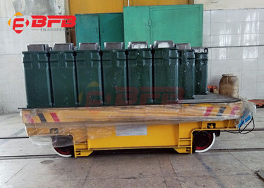 Battery Driven 20t Mould Rail Material Moving Carts