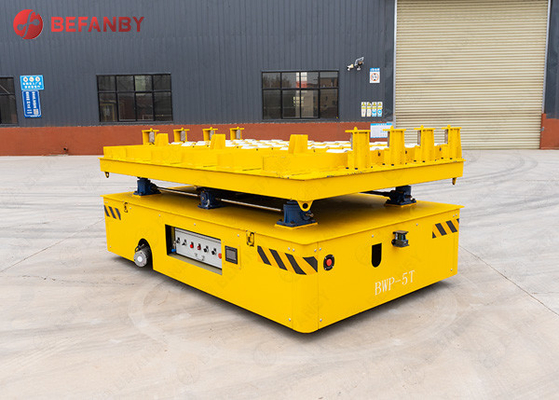 15t Hydraulic Lift Coil Trackless Transfer Carts