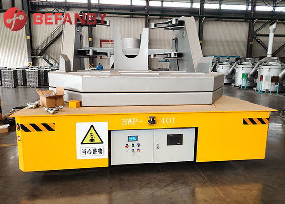 Op batterijen werkende transferwagen van 40 ton voor het gieten van gesmolten aluminium