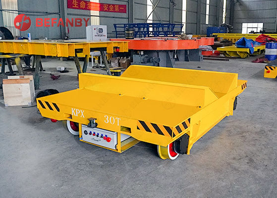 Easy Operation Factory Use V Frame Device Rail Transfer Cart
