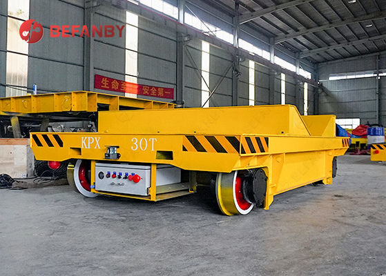 Easy Operation Factory Use V Frame Device Rail Transfer Cart