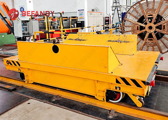 5 Ton Electrical Railway Pipe Factory Coil Transfer Carts