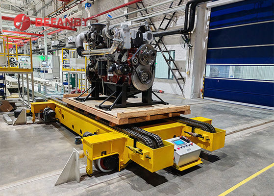 15T zware lading RGV-batterij bediende robottransferkar met intelligent navigatiesysteem