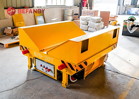 20T Versterkings- en beschermingsrailbediende spoeloverdrachttrolley