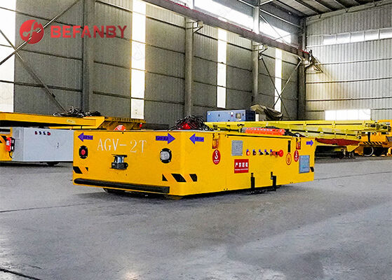 Professional AGV Trackless Transfer Cart with Intelligent Navigation and Customized Load Capacity Battery Operated