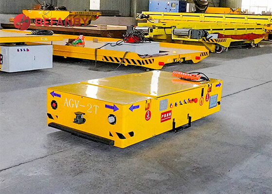 Professionele AGV Trackless Transferwagen met Intelligente Navigatie en Aangepaste Laadcapaciteit op Batterijen