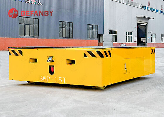 15T laadvermogen spoorloze overdrachtskar met PU-wielen en afstandsbediening voor industrieel gebruik