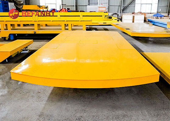 Professionele 45T materiaal draaitafel transfer cart voor de fabriek