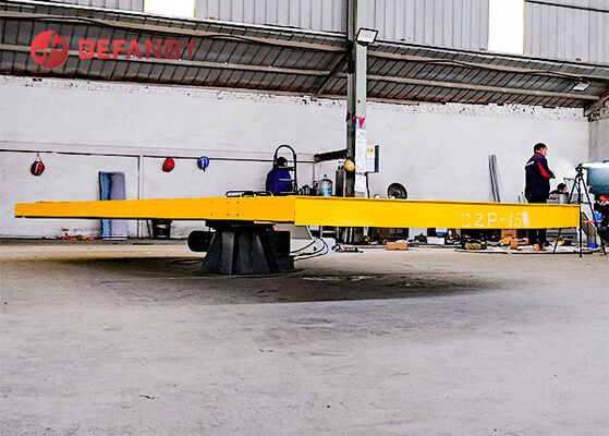 Professional 45T Material Turntable Transfer Cart For Factory
