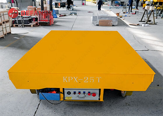 25 Ton Batterij-aangedreven Railtransferwagen met Gietstalen Wielen voor Zware Belastingen