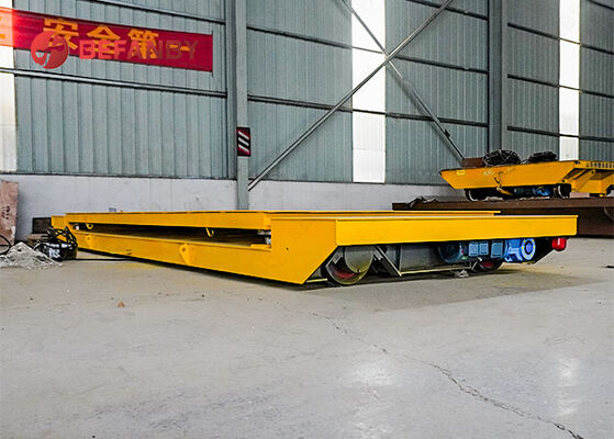 China Leverde Telecontrol Operate Cable Reel Rail Transfer Trolley