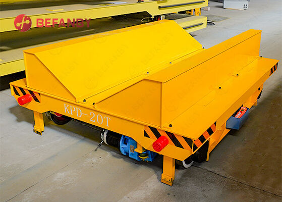 Op maat gemaakte 20t capaciteit spoel spoor transfer cart