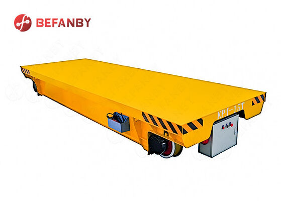 15 Tonne Rail Transfer Cart with Cable Reel Power Supply and Remote Control Operation