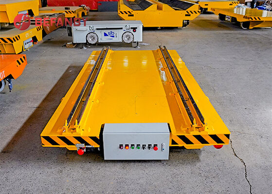 Capacity 10T Rail Transfer Cart With Chain Convey