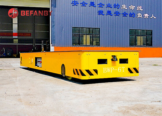 6 ton bestuurbare spoorloze transferwagen voor materiaalbehandeling