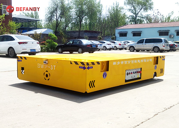 Tegenhangercomité Controle 30 Ton Heavy Trolley Carts Electric-Ladingsplatform