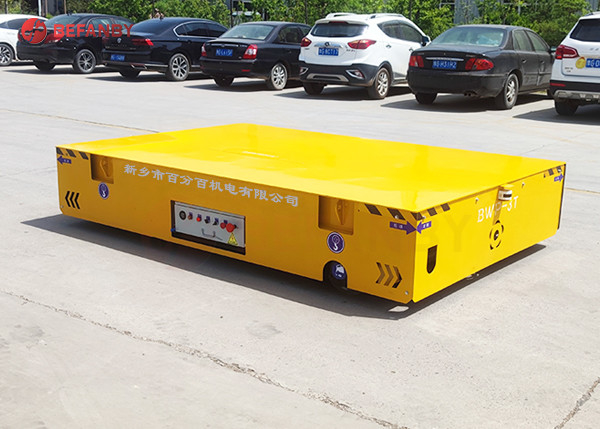 Tegenhangercomité Controle 30 Ton Heavy Trolley Carts Electric-Ladingsplatform